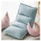 Bodenstuhl, verstellbare Chaiselongue, klappbares Lazy-Sofa für den Innenbereich, tragbarer Erholungssessel für Wohnzimmer und Schlafzimmer (Farbe: Grün, Größe: 39,37 x 19,68 Zoll)