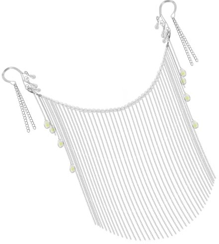 SAFIGLE Quastenschmuck Für Frauen Gesichtsmaskenschmuck Traditioneller Chinesischer Stil Tanz-performance-schleier