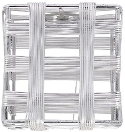 Housoutil Lampenschirm Led-lichtleiste Für Schlafzimmer Solarleuchten Glühbirnen Led-lampe Nachtlicht Mini-lichter Pendelleuchten Neonlicht Nagel Schreibtischlampe Silver Aluminiumdraht