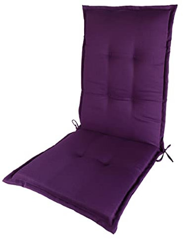 WBLING Sonnenliegen-Kissen Ersatz – rutschfeste Sitzauflage für Hochlehner, überfüllte Bankauflage für Terrassenmöbel, ideal für Garten und Strand Entspannung