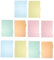 Operitacx 10 Stück Klassifikations-trenntafel Trennwände Für Aktenordner Klare Trennwände Kleiner Ordner Mit Trennwänden Trennwände Für Schulbedarf A5 Trennwände Farbige Etiketten Tab Papier