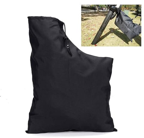 OHYER Laubbläser Ersatzbeutel Laubbläser Vakuumbeutel Vakuum-Laubbläser Beutel Garten Universaltasche Laubsauger Fangsack Universal Ersatz Auffangsack Oxford-Stoff für Ersatz Gartenteile (Schwarz B)