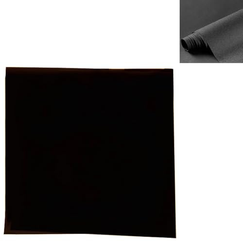 Geavonyg Schwarzer Aquarium Hintergrund Selbstklebende Folie Für Dekorationen Elegante Schwarze Aufkleber Poster Dekorative Folie