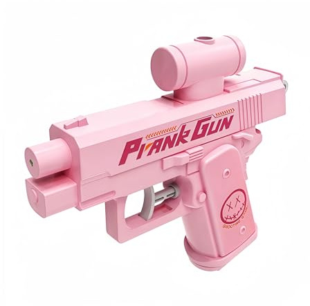 Blaues Prank Wasserpistole, Herrenfreundliche Battle Water Gun mit Zwei Schussmodi, lustige Schlechte argumente Wasserkampf-Waffe für Outdoor-Spiele und Partys (pink)