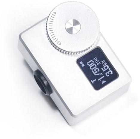 ZPBLWT OLED Lichtmesser, Kamera-Fotometer, Aluminiumlegierung Material, 30°-Auflichtmessung, Echtzeitmessung und 1-Tasten-Messung, Film-Belichtungsmesser für ältere Kameras, 36.5 * 25 * 17.5mm