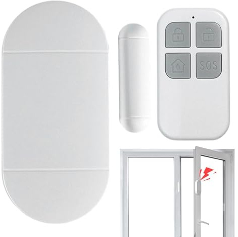 Door Alarm, Magnetic Remote Control Anti- Alert, Alarms for Doors and | For Apartments, Dormitories, Entrances, Shops, Shops, Homes, Garages, Shops, Families Locats