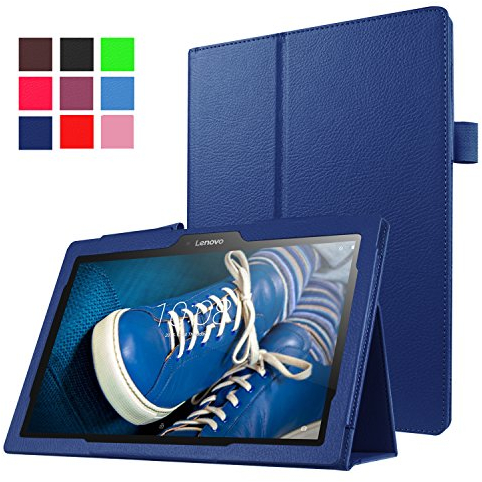 Lenovo Tab 2 10/Tab 3 10 Funluna Ultra Slim Funda de Piel con función de Despertador y sueño para Lenovo Tab 2 A10-30/A10-70/Tab3 10 Plus/Tab3 10 Business 10 Tablet
