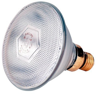 Infrarot-Sparlampen Philips PAR38 IR Sparlampe Philips 175 W 240 V klar - Karton 12 Stück