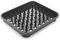 Addis 517942 Dish Draining Rack with drying pegs, Black, 38 x 33.5 x 5 cm