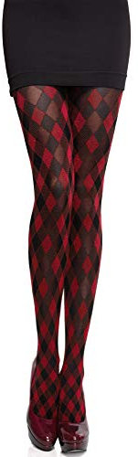 Merry Style Damen blickdichte Strumpfhose MS 317 60 DEN (Rot, M (36-40))