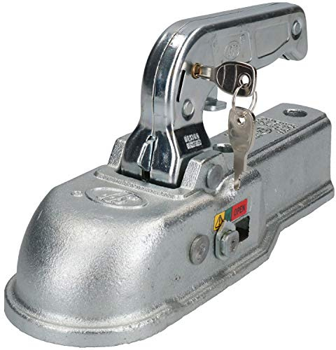 50mm Unbraked Trailer Coupling Heavy Duty Cast Design Tow Hitch with Lock