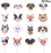 Amosfun 32pcs Hund Cupcake Topper süße Welpen Kuchen Topper Essen Dessert Pick Zahnstocher für Haustiere Thema Kindergeburtstagsparty Babyparty (zusammenbauen müssen)