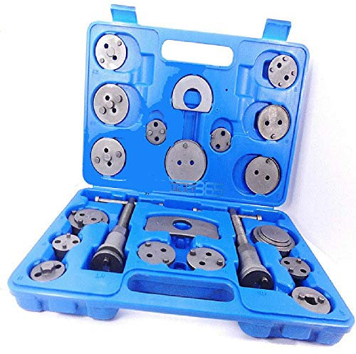 UNIVERSAL NEW BRAKE CALIPER PISTON REWIND WIND BACK TOOL KIT 22 PIECE SET