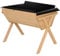 Outsunny Jardinière sur Pieds Potager dim. 100L x 70l x 80H cm Insert d'irrigation + Feutre de Drainage Inclus Bois Massif Sapin