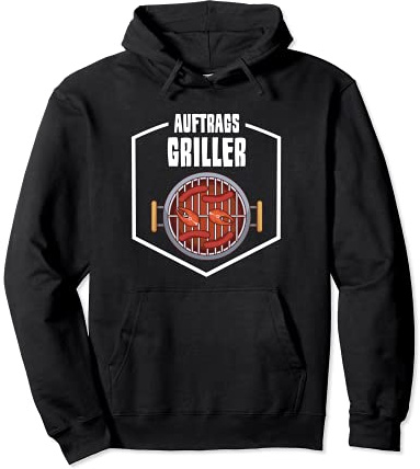 Auftrags Griller Grillmeister Lustiges Grill Pullover Hoodie