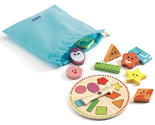DJECO - Frühes Zeitalter TactiloBasic Geschicklichkeitsspiele, Mehrfarbig (36214)