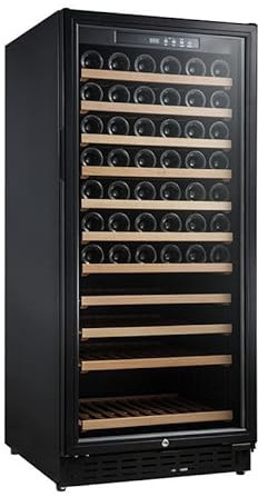 Cave à vin 110 bouteilles Noire CHR 1T - VINOBOX - 280Vitrée