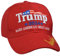 Zonster Rot MAGA Donald Trump Hut 2024 Usa Flagge Slogan Baseballkappen Gestickte Präsident Hut Donald Trump Cap