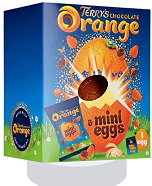 Terry's Oeuf de Pâques et mini œufs orange chocolat 230 g