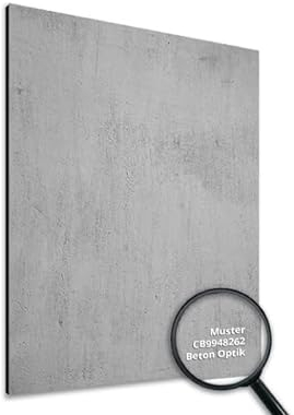NORILIVING Muster Duschrückwand Fliesenersatz Dusche 20x29 cm Motiv Beton Struktur dunkel | Duschwand ohne Bohren | Aluverbundplatte 3 mm