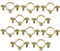 AERZETIX - C60427 - Set di 10 morsetti supporti semplici di fissaggio Ø18mm - 3/8'' - fissaggio a parete tubo di rame serraggio a vite idraulico riscaldamento sanitario - in acciaio