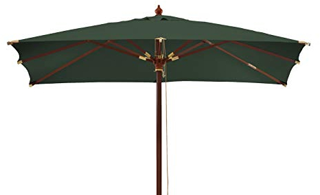 Kai Wiechmann Sonnenschirm quadratisch 300 cm grün Windauslass UPF 50