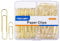 FUDAO FAMILY Gold Paper Clips Assorted Sizes, Large Paper Clips, Small Paper Clips, Paper Clip, Paperclips, 100 Clips/Box