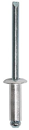 Timco 4.8 x 14mm Aluminium Dome Rivets - Box of 500