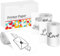 Papel Adhesivo Papel Térmico Transparente 50mm x 3,5m, Papel Adhesivo Transparente para Impresora para Mini Impresora T02 M02, Pegatina para Etiquetas Fotográficas, Diarios, Textos de Estudio, 3 Rollo