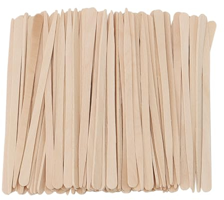 JAPCHET 2000 Pcs Eyebrow Wax Sticks, Small Wax Spatulas, Mini Wooden Eyebrow Waxing Spatulas for Hair Eyebrow Removal