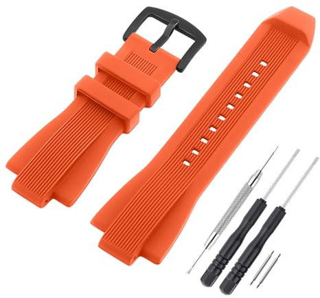 SANDEIN Uhrenarmband kompatibel mit Michael Kors weiches Silikon-Gummi-Ersatzarmband für Michael MK8152 MK8356 Uhrenarmbänder