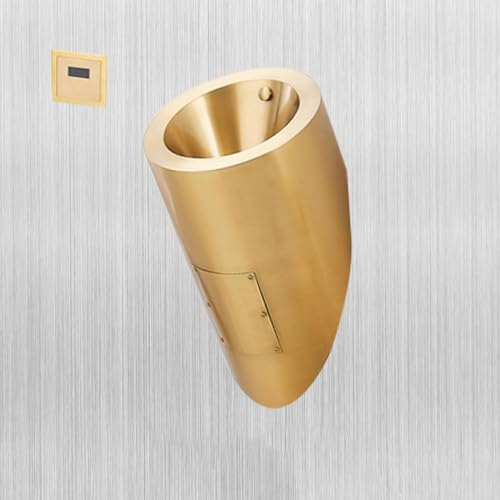 ATYUJKB Kommerzielles Edelstahl-Urinal, Kleine Vertikale Toilette, Urinal Aus Edelstahl 304, Urinal für Öffentliche Toiletten, Wandurinal mit Intelligentem Sensor (B)