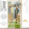 Zanzariera magnetica per porta del balcone, zanzariera per porta, 110 x 220 cm, antigraffio, senza bisogno di fori, forza magnetica intensa, ideale per la porta del balcone o della cantina (colore