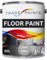 Heavy Duty Quick Dry Floor Paint - Garage, Workshop, Warehouse, Industrial Floor Paint - Ideal For Concrete, Stone, Brick, Wood & Metal (Light Grey 00A05, 20 l Pack of 1)