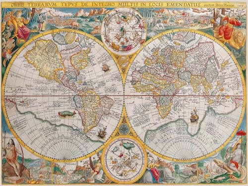 Ravensburger - Puzzle 1500 Teile historischer Globus | Puzzle für Erwachsene 1500 Teile | Puzzle für Erwachsene für Kinder ab 14 Jahren | Geburtstagsgeschenk für Kinder ab 14 Jahren | Maße 80 x 60 cm