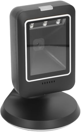 Barcode-Scanner, USB-Kabel, Omnidirektional, Desktop-Freisprecheinrichtung, 2D-QR-Data-Matrix-Barcode-Leser für Supermarkt-Einzelhandelsgeschäfte