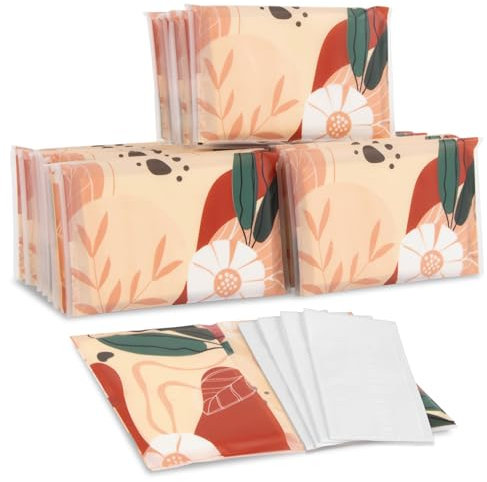 22 confezioni di fazzoletti da viaggio – Fazzoletti tascabili da viaggio 8 Count 3 strati tasca di carta per viaggi, matrimoni, bomboniere, auto, borse, tasche