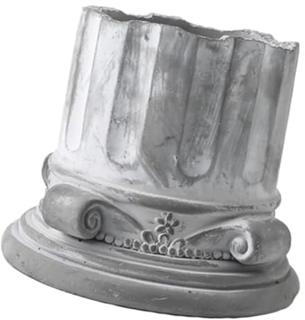 BESPORTBLE Pot De Fleurs Romain en Ciment De Style Rétro pour Décoration Extérieure Maison Ou Mariage Matériau Robuste