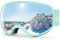 Findway Skibrille Kinder, Snowboardbrille Helmkompatible Schneebrille Verspiegelt 100% UV-Schutz Anti-Nebel Kinder Skibrille für Jungen Mädchen 3 4 5 6 7 8 9 10 11 12 13 14 Jahre Skifahren Skaten