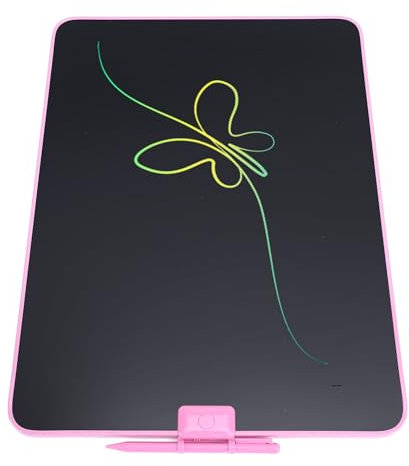 LCD Writing Tablet, 20 Inch LCD Writing Pad Portable for Home (Rose Red)