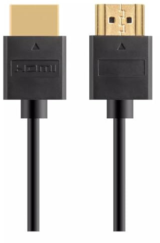 BCC Câble HDMI 4K de 1.5 m - Haute performance 18 Gbps avec Ethernet, 4K@60Hz, 2160p, Noir