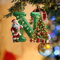 Weihnachtsdeko Weihnachtsanhänger Christmas Decorations Weihnachtsmann 2D Acryl 26 Buchstaben Anhänger Weihnachtsdeko Saisonale Dekoration für Wohnzimmer Schlafzimmer (N)