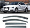 LIAOAL Auto Windabweiser für Audi A3 Saloon 2014-2020,Auto-Seitenfenster-Windabweiser Visiere Autofenster Regenschutz Regenabweiser.