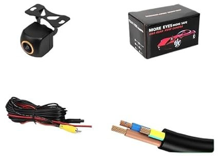 Objectif Fisheye HD 170 ° Sony/MCCD Starlight Vision Nocturne Caméra de recul arrière Compatible avec Le Moniteur DVD Android(CVBS720P-AHD720P)