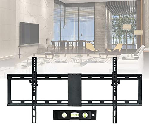 WENWENLEE Neigbare TV-Wandhalterung mit niedrigem Profil für 32-85 Zoll LED-LCD-OLED-Flachbildfernseher, neigbare TV-Halterung mit VESA 800 x 400, hält bis zu 132 Pfund