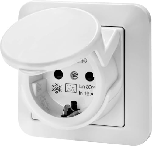Gewiss GW95524 Unterputz-Fehlerstrom-Sicherheitssteckdose IP44