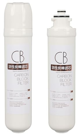 2 Pack Replacement Carbon Filter for Boiling Water Tap, Undersink Anti Scale Water Filter Cartridge, Anti-Scale Under Sink Replacement Carbon Rod Filter for Instant Hot Water Tap for Home, Hotel
