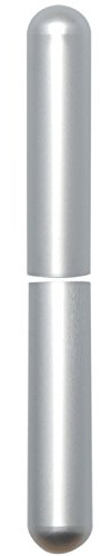 Aufsteckhülsen 3- DIM, rund, Band ø 15 mm, Aluminium verchromt matt 112 mm