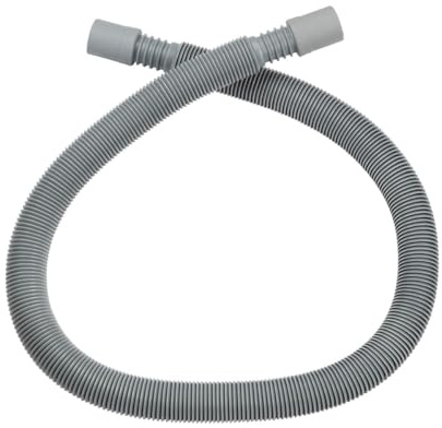 Fackelmann 5402450 Ablaufschlauch, ausziehbar, für Spülmaschine und Waschmaschine, Kunststoff, grau, 3 m
