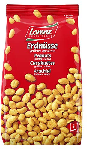 Lorenz Snack World Erdnüsse geröstet und gesalzen, Stehbeutel 1 kg